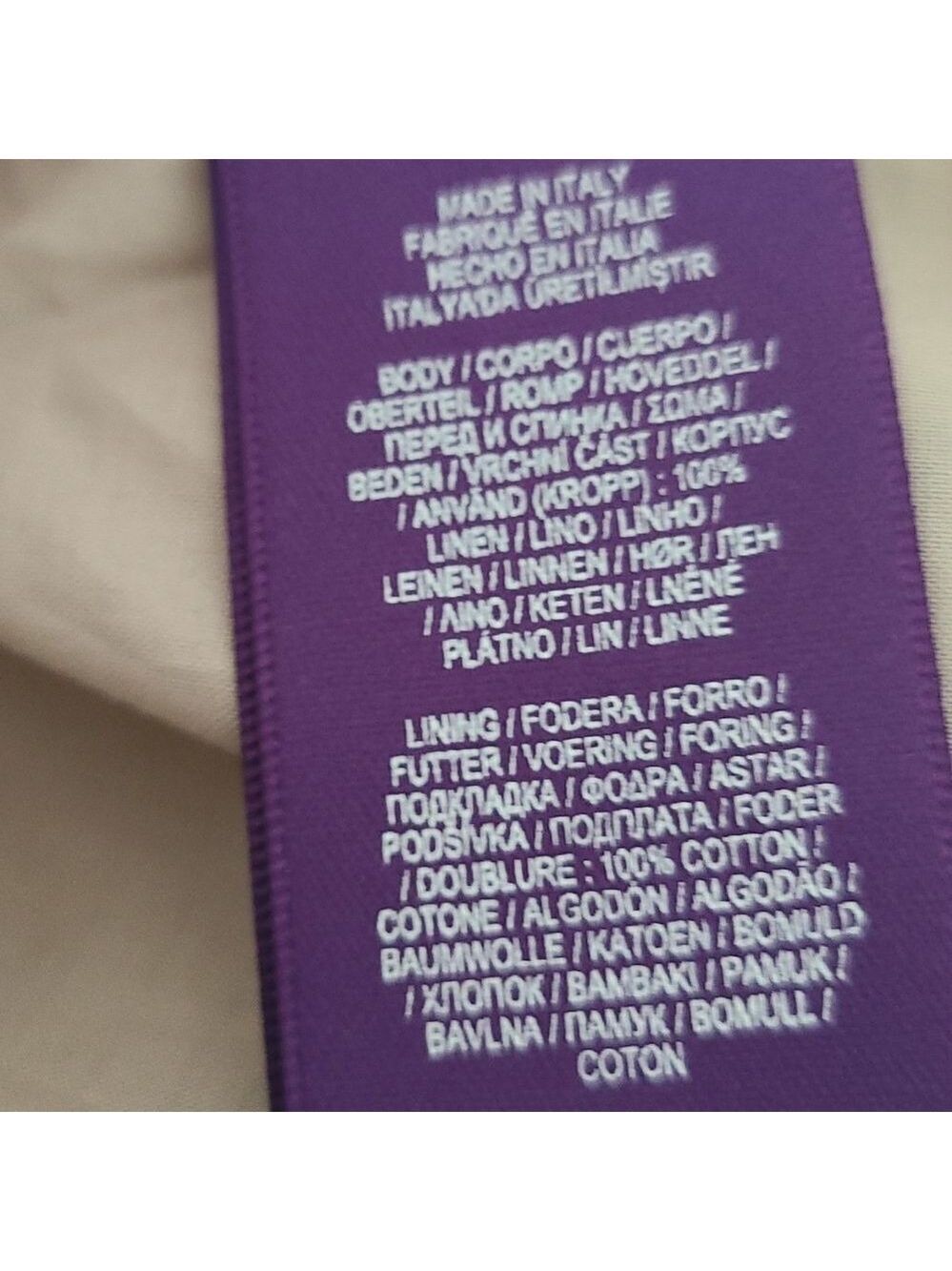 Ralph Lauren Purple Label Linen Strapless Dress - Picture 11 of 15